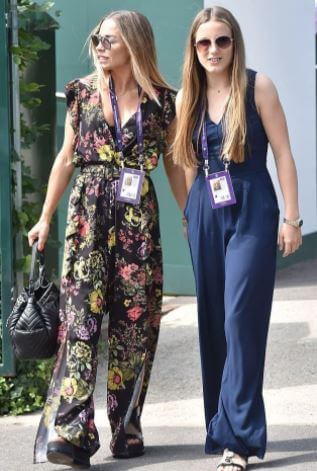 Luna Lampard with her mother, Elen Rivas.